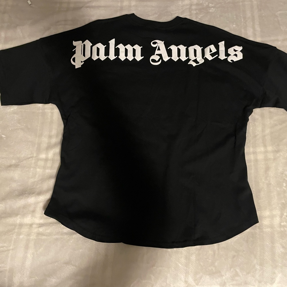Men’s Black Palm angels classic logo tee, size large